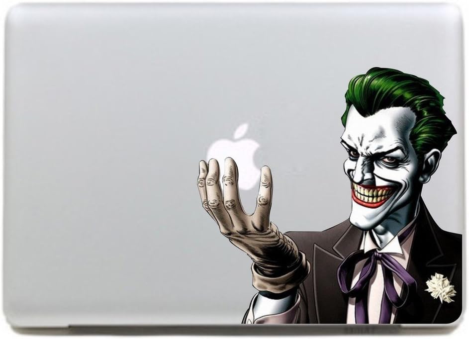 Kujian Clown Creative Decorative Decals Stickers for Apple Mac Macbook Air Pro Laptop Stickers Current 11 13 15 17 inches