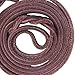 Taglory Premium Leather Dog Leash 6 Foot x 5/8 Inch, Braided Latigo Leather Training Leashes for Medium and Large Dogs, Brown