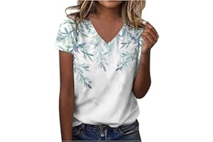 FQZWONG Short Sleeve Shirts for Women Ladies Tops and Blouses Plus Size Womens Summer Clothes 2024 Classic Graphic Tees