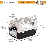 Ferplast Cat Carrier Small Dog Carrier Double Opening 48 x 32.5 x h29 cm view 3