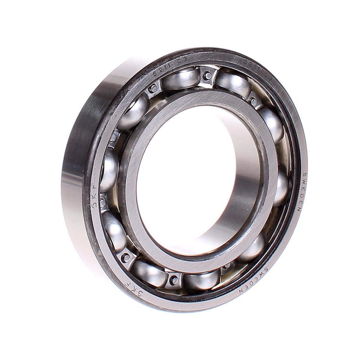 SKF Radial Deep Groove Ball Bearing, 55 ID, Bearing steel