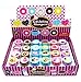 TINYMILLS 24 Pcs Donuts Stampers for Kids Donut Party Favors Goodie Bag Stuffers Pinata Fillers Classroom Rewards Carnival Prizes