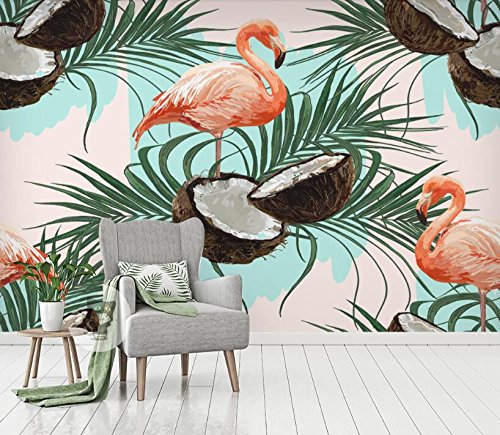 image for 300X250Cm, Custom Painting 3D Wallpaper Modern Nordic Hand-Painted Pal