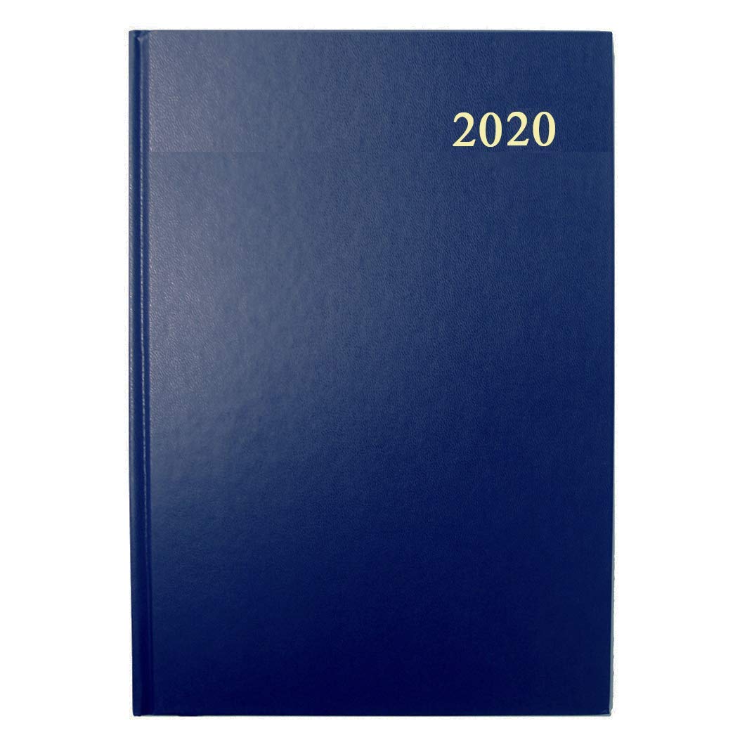 Agenda Professionnel Collins Essential 2025 - Format A4, Couverture Rigide En Cuir Noir - Planificateur Annuel
