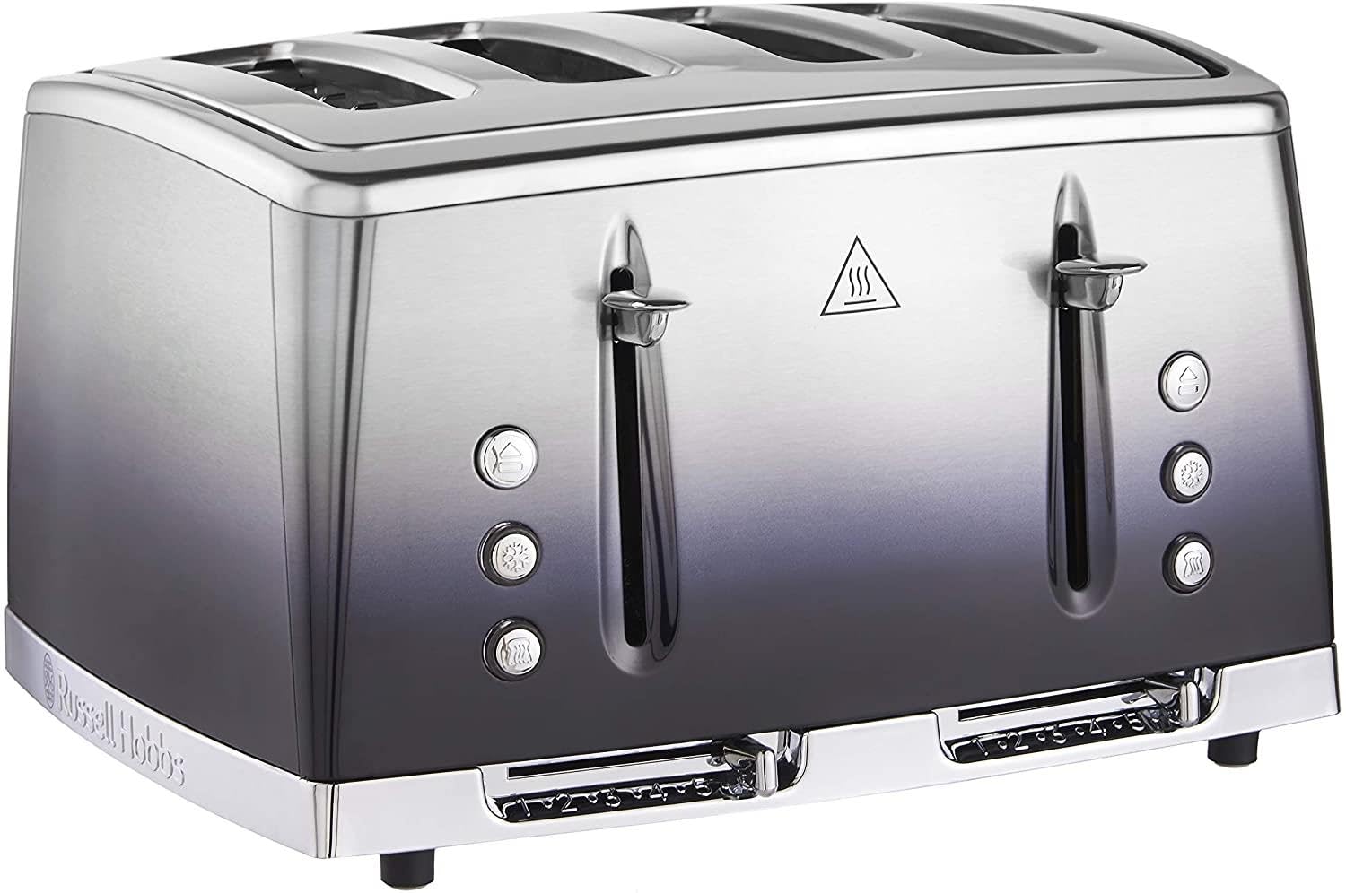 Russell Hobbs 4 Slice Eclipse Toaster with faster toasting technology (Independent slots, Lift & look, 6 Browning levels, Frozen/Cancel/Reheat with indicator lights, 850W, Midnight Blue) 25141