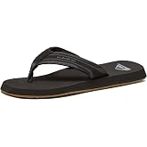 Quiksilver Monkey Wrench Flip Flops for Men, Arch Support Athletic Mens Sandals, Thong Mens Slides
