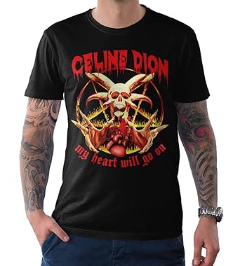 Celine Dion My Heart Will Go On Shirt Metal Celine Dion Songs Age