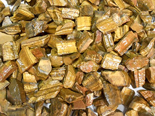Rock Tumbler Gem Refill Kit True Africa Golden Tiger Eye Tumbling Rough 8oz