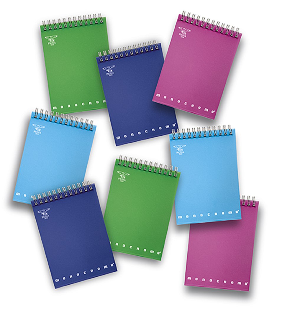 PIGNA 02196615 M Spiral Lock Side Short with Blanket 80 Sheets, 8 x 12 cm