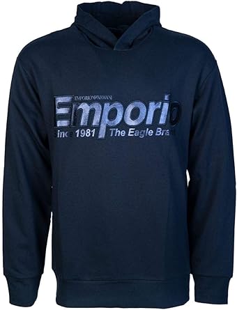 armani navy hoodie
