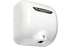 EXCEL DRYER XLERATOR XL-W Automatic High Speed Hand Dryer with White Cover, 12.5 A, 110/120 V