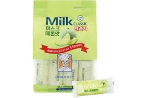 CAINCOSMETIC Milk Classic Musk Melon Rice Snack 240g – Individually Wrapped Soft & Moist Baked Treat with Sweet Melon Flavor