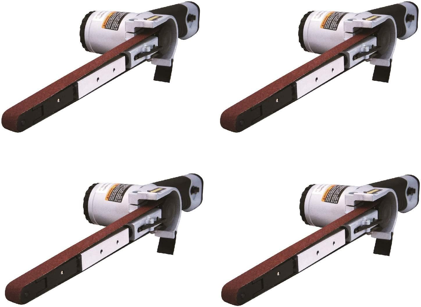 Astro Tools 3037 Air Belt Sander (1/2" x 18") with 3pc Belts (#36, #40 & #60) - - 