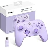 RunSnail 8Bitdo Ultimate 2C Wireless Controller for Windows and Android, Gamepad with 1000Hz Polling Rate, Remappable L4/R4 Bumpers, Rumble Vibration and Turbo Function(Purple)