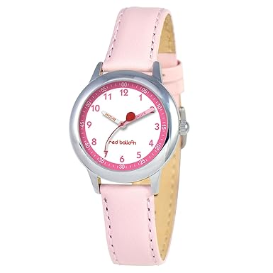 Red Balloon Girls Stainless Steel Pink Time Teacher Watch