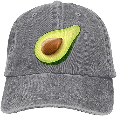 WALAWALAA Avocado Fruit Love Avocado Cotton Denim Hat Adjustable Trucker Hat