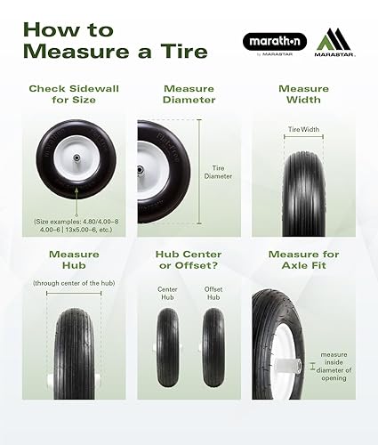 MARASTAR 21446 Tire and Wheel Assembly, Pneumatic