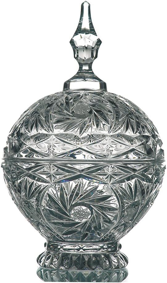 CRISTALICA Crystal Sweet Jar Marina H=26 cm Transparent Lead Crystal Glass