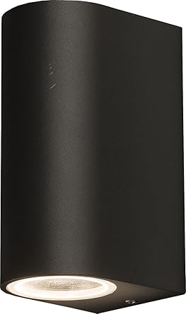 Wandleuchte Aussen Grau Dunkel Up Down Lampe Gu10 Wetterfest