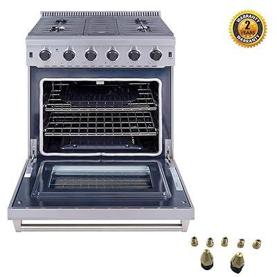 Thor Kitchen 30 inch Pro-Style Gas Range with 4.55 cu.ft. Oven