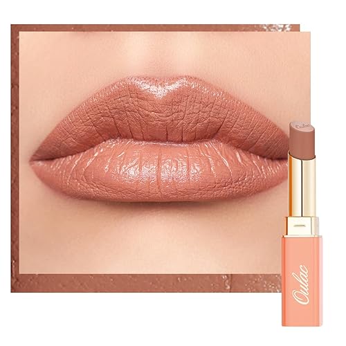 Oulac Satin Matte Lipstick Orange - Brown Long Lasting Lip Stick, Intense Color with Smooth Creamy Texture Lip Colour, Moisturizing & Weightless Formula, Vegan & Cruelty-Free, 4.3g, SG05 Body Talk