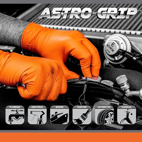 Astro-Grip Powder-Free Exam Grade Nitrile Disposable Size