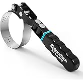 DURATECH Small Swivel Oil Filter Wrench, Oil Filter Removal Tool Fits Filters 2-3/4" to 3-1/4", Perfect for Car Repair Tools