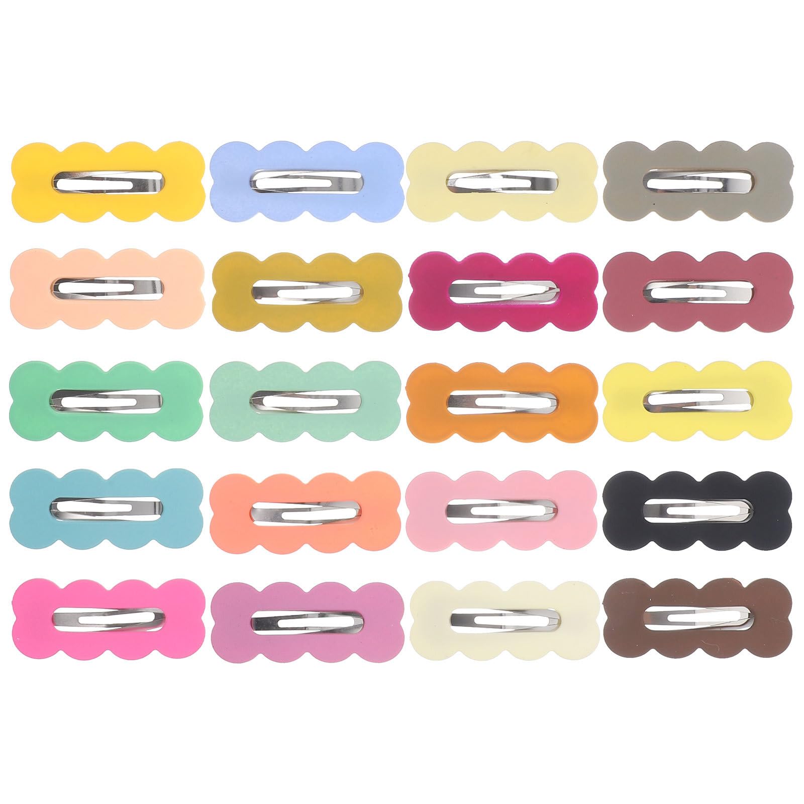 minkissy Snap Hair Clips for Girls and Women 60Pcs Small Hair Barrettes 2.24 Inch Durable Accessories for Styling Daily Use and Party