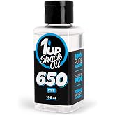 1UP Racing 100650 - Pure Silicone Shock Oil, 100ml, 650 CST (50wt)