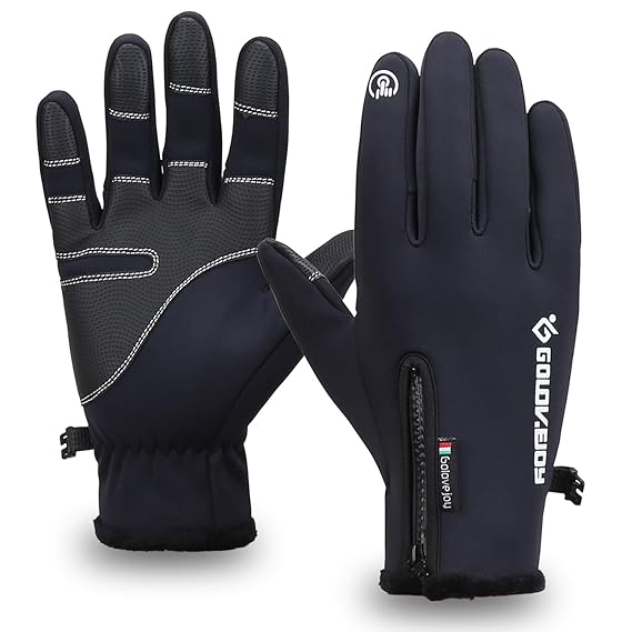 Bequemer Laden Herren Handschuhe Warme Winter Touchscreen Wasserdichter Handschuh für Radfahren und Andere Outdoor Aktivitäte