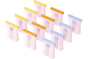 VIOTIIN 12 Pcs Silicone Breastmilk Storage Bags Reusable, 8oz/240ml Double Leak-Proof Breastmilk Freezer Bags, BPA Free Self-Standing Milk Bags for Breastfeeding, Baby Food Pouches