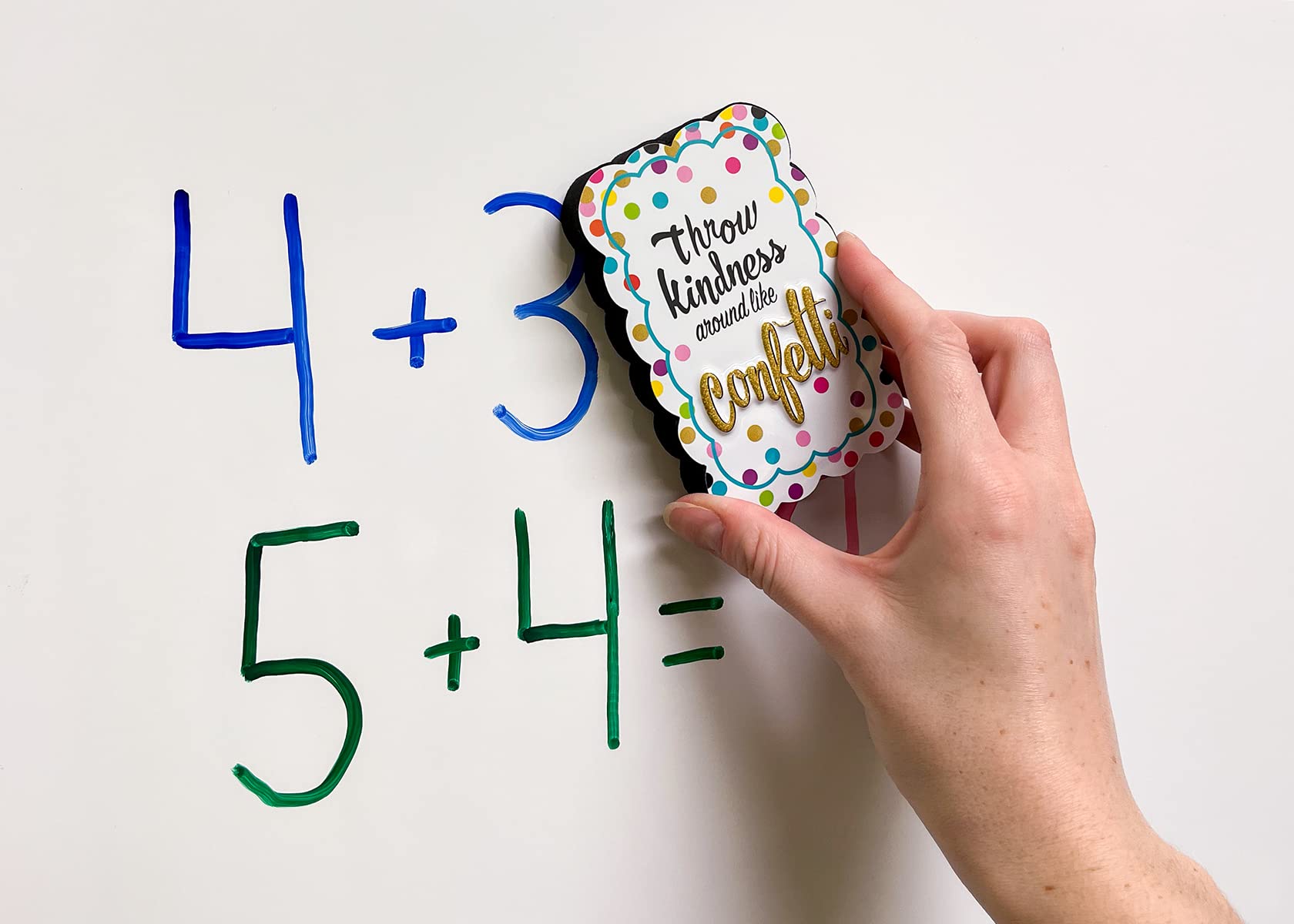 Teacher Created Resources Confetti Magnetic Whiteboard Eraser