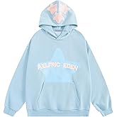 Aelfric Eden Star Hoodie Y2K Graphic Hoodies for Men Women Oversized Pullover Streetwear Hooded Sweatshirt