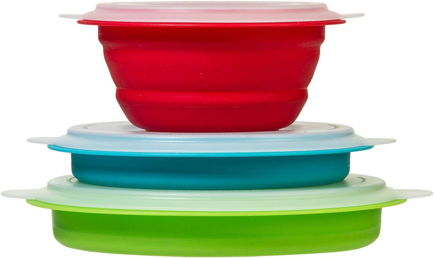 PROSmart Plastic Solid Bowl, 3 Piece , Multicolor