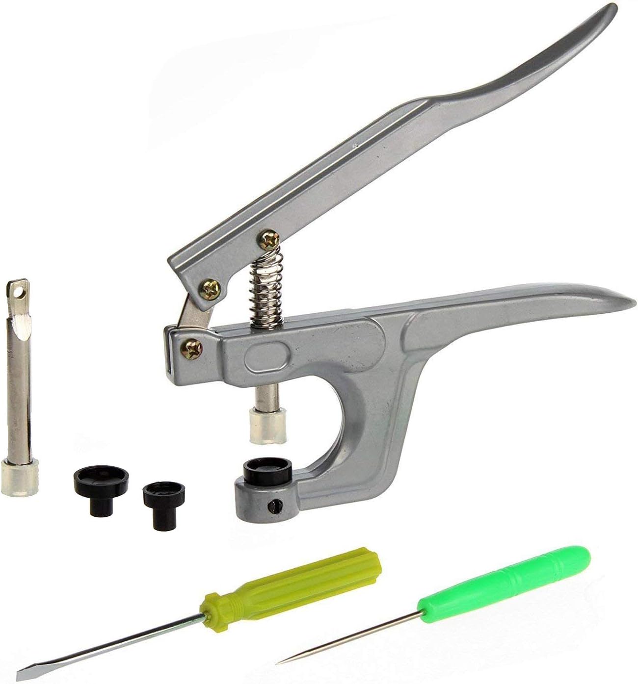 Snap Plier Press,Williant-Brilliant Button Fastener Snap Studs Pliers Punching Tool for Plastic Resin Pop Fasteners (T3, T5, T8A and T8B)