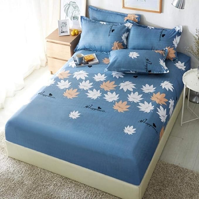 XIANNV Polyester Printed Kids Bed Sheet Bedding Fitted Sheets Mattress