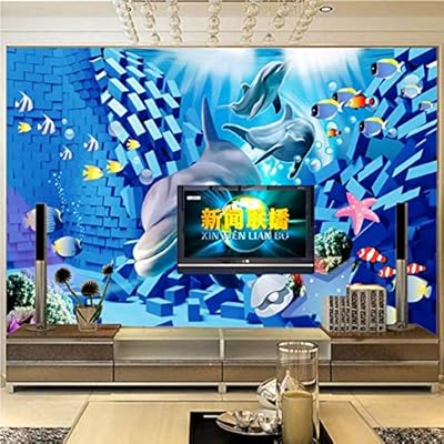 Delfines De Vida Marina Decoracion Del Hogar Arte De La Pared