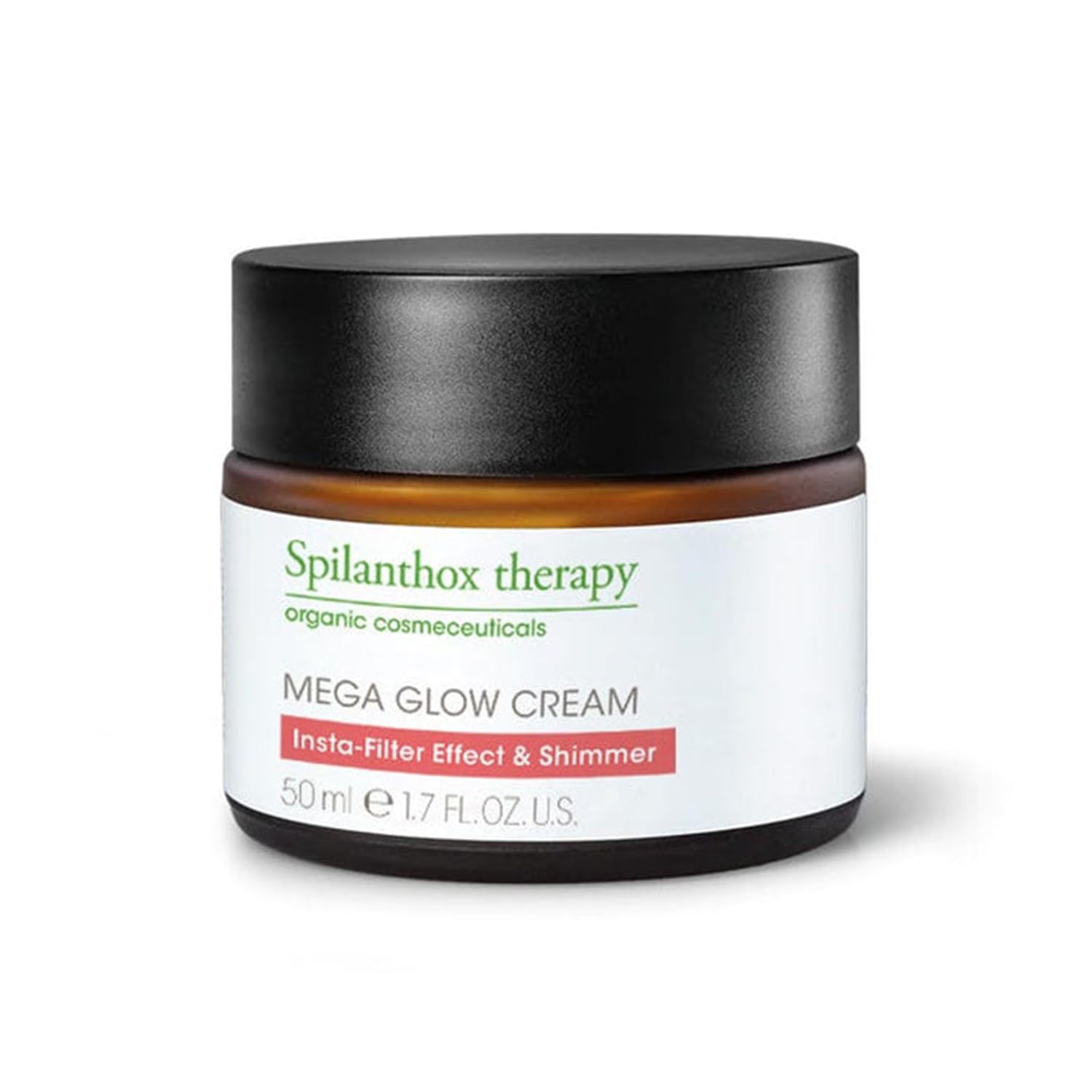Spilanthox therapy - Mega Glow Cream - 3IN1 Face Cream - Instant Expression Smoothing, Care & Shimmer - Anti-Aging Facial Care with Spilanthol & Hyaluronic Acid - Natural Cosmetics - 50ml
