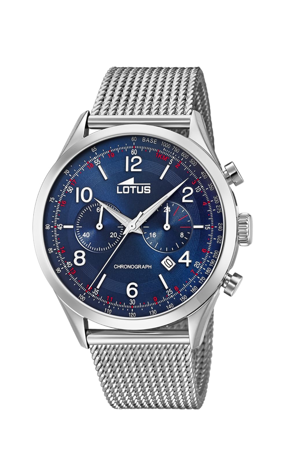 Lotus Watches Mens Quartz Watch, Chronograph Display and Stainless Steel Strap 18555/3