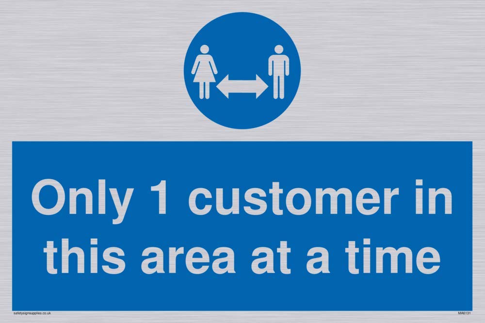 Only 1 customer in this area at a time