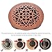 ammoon Guitar Wooden Soundhole Sound Hole Cover Block Feedback Buffer Mahogany Wood for EQ Acoustic Folk Guitars