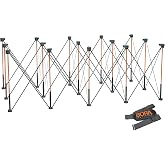 BORA Centipede 4x8 Foot Portable Work Bench Folding Work Table for Garage | 36" Work Height, 6000 lb weight capacity, Heavy Duty Work Benches for Garage, Collapsible Work Bench with Carry Strap