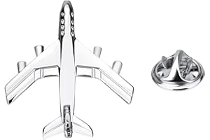 VCUFFLINKS Jet Airplane Plane Commercial Jetliner Brooch Lapel Pin