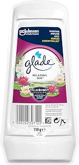 Glade Solid Gel Air Freshener 8x150g Odour Eliminator Zen Pack