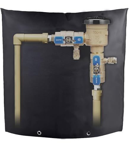Funda Aislante Para Contador De Agua – Protección Térmica Doble Cara Contra Heladas Y Humedad