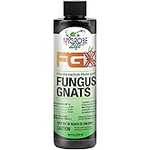 Microbe Life Hydroponics FGX Fungus Gnat Killer, Natural BTi Pest Control for Plants, Indoor Plant Pest Control to Get Rid of Gnats in Houseplants, Safe for Pets &amp; People, 8 Fl Oz