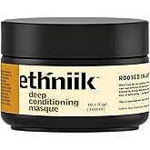 ETHNIIK Deep Conditioning Masque – Intense Hair Treatment for Dry & Damaged Hair | Revitalizes, Softens & Adds Shine | With Coconut Oil, Aloe Vera, Honey & Vitamin E – 10.1 fl.oz