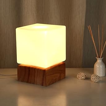 Zxw Kreative Holz Schlafzimmer Lampen Warmes Holz Nachttischlampe Minimalist Wohnzimmer Arbeitszimmer Kinderzimmer Augen Led Leuchten Amazon De Beleuchtung