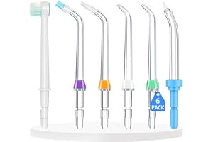 CTOYOPN Replacement Heads for Waterpik Water Flosser Classic Jet Tips Waterpik' Replacement Parts (Aquaflosser 6 Tips)