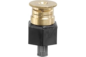 Orbit 54052 Shrub Head Sprinkler Adapter with Brass Half Pattern Spray Nozzle